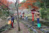 聖地真生寺勤労ご奉仕
